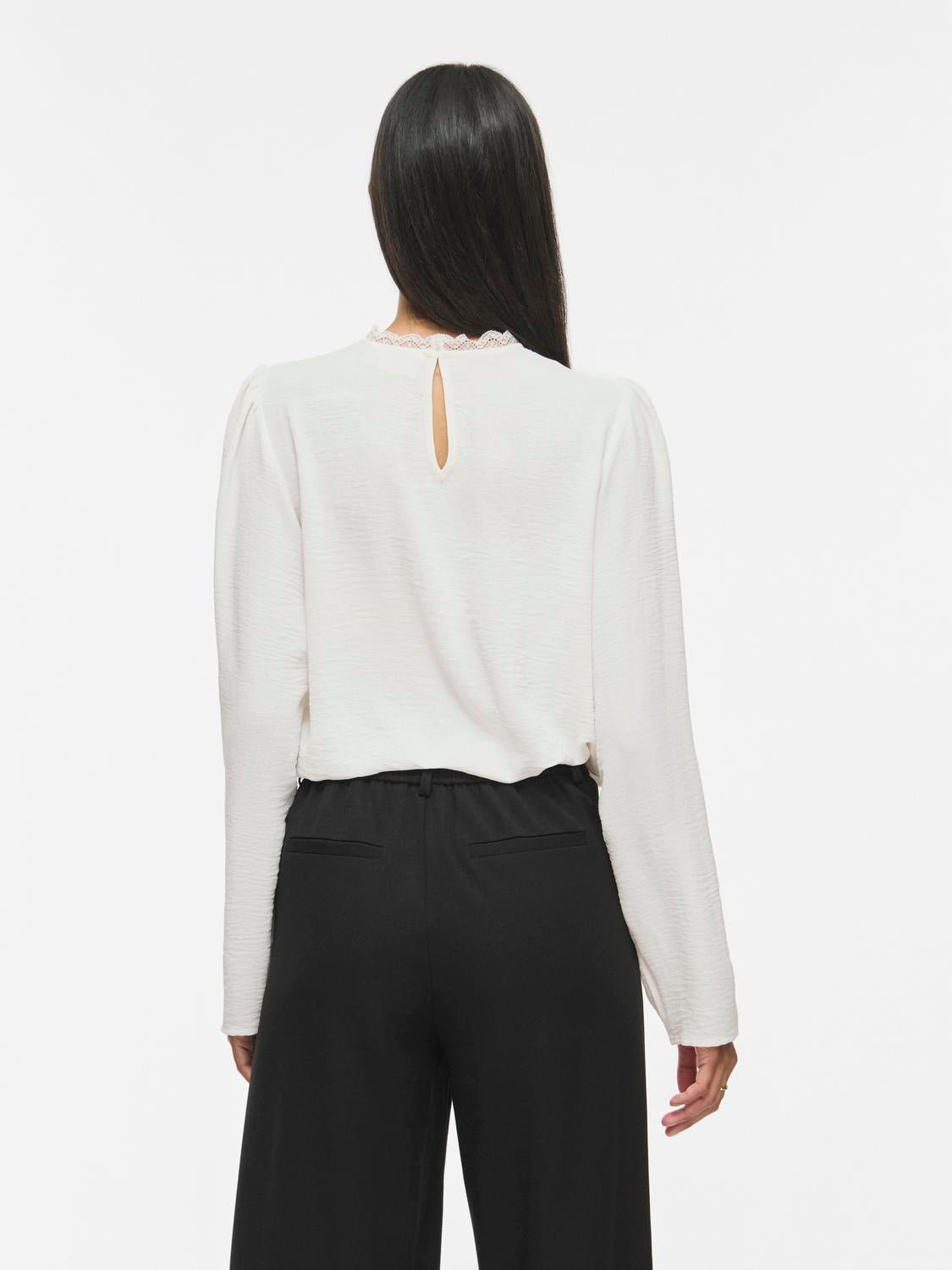 VIPALLAS Top - Cloud Dancer - VERO MODA & VILA Bergvik